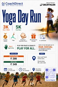 yoga day run decathlon kukatpally righttoplay